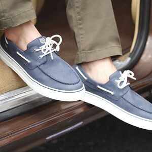 Chaps Men's Size 13 Casual Dock Boat Shoe color Blue Footwear Casual Slip-on